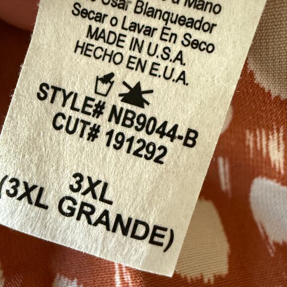 NO LESS THAN NLT | Brown Dotted Pull on Midi Slip Skirt | Size 3XL - Picture 5 of 5